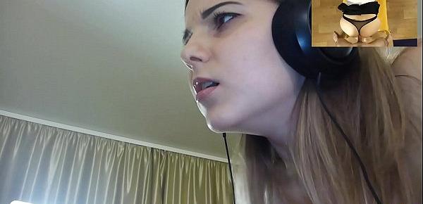  Streamer Girl Fucked While Playing  - Letty Black